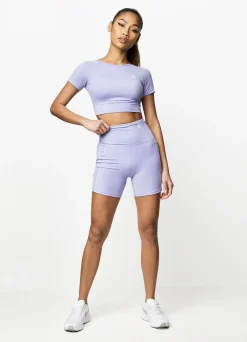 Shorts<Gym King Dominate 5 Inch Short Lilac Orchid