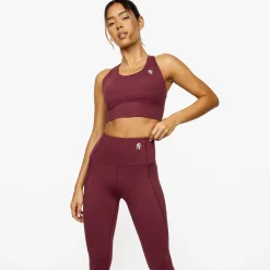 Gymwear<Gym King Dominate Bra Red Wine