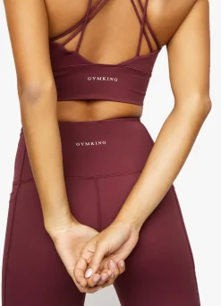 Gymwear<Gym King Dominate Bra Red Wine