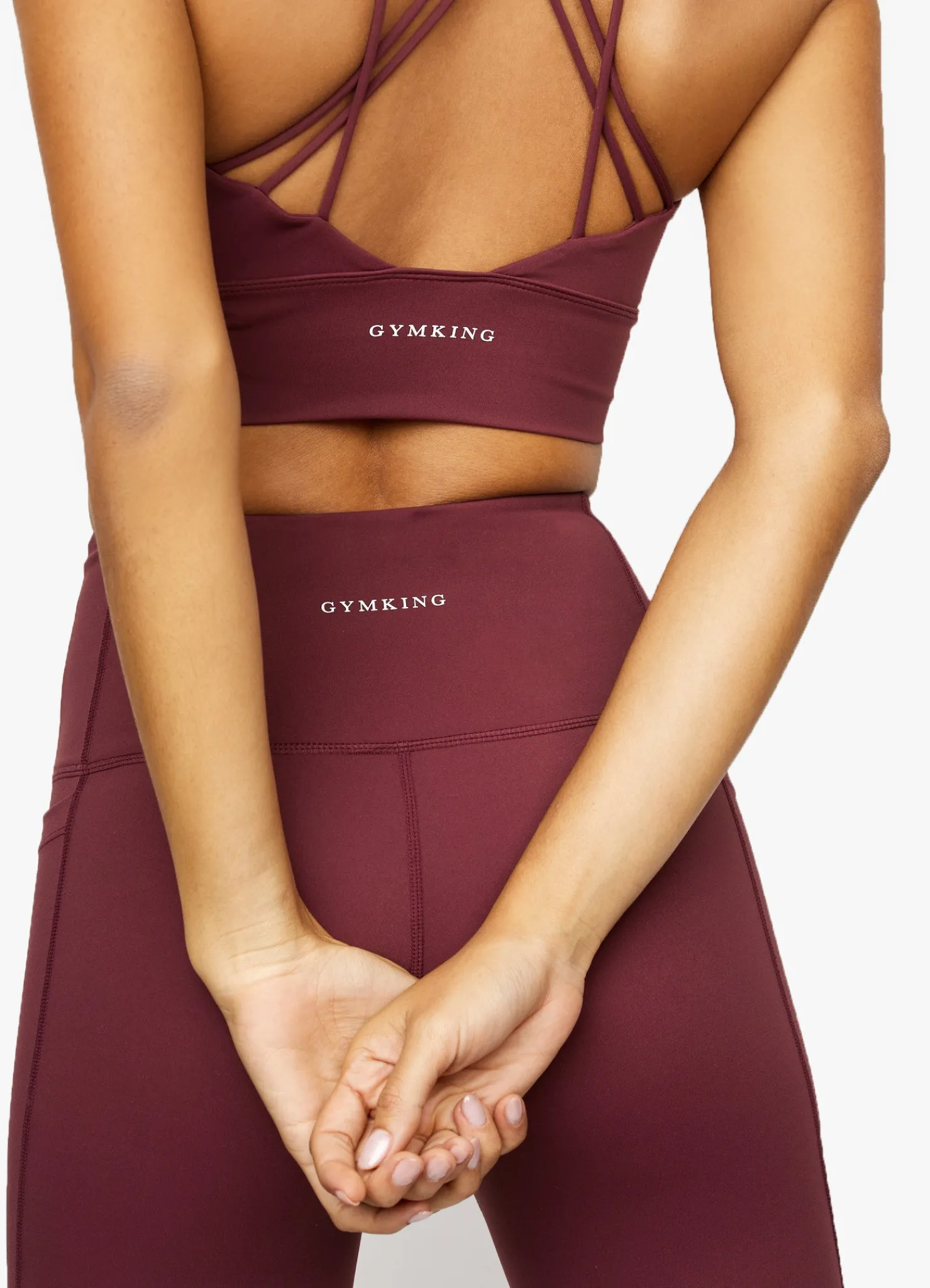 Sports Bras<Gym King Dominate Bra Red Wine
