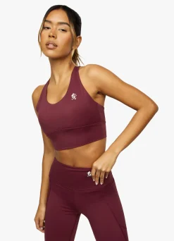 Sports Bras<Gym King Dominate Bra Red Wine