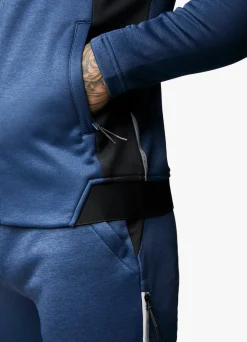 Tracksuits<Gym King Endurance Full Zip Tracksuit Navy/Black
