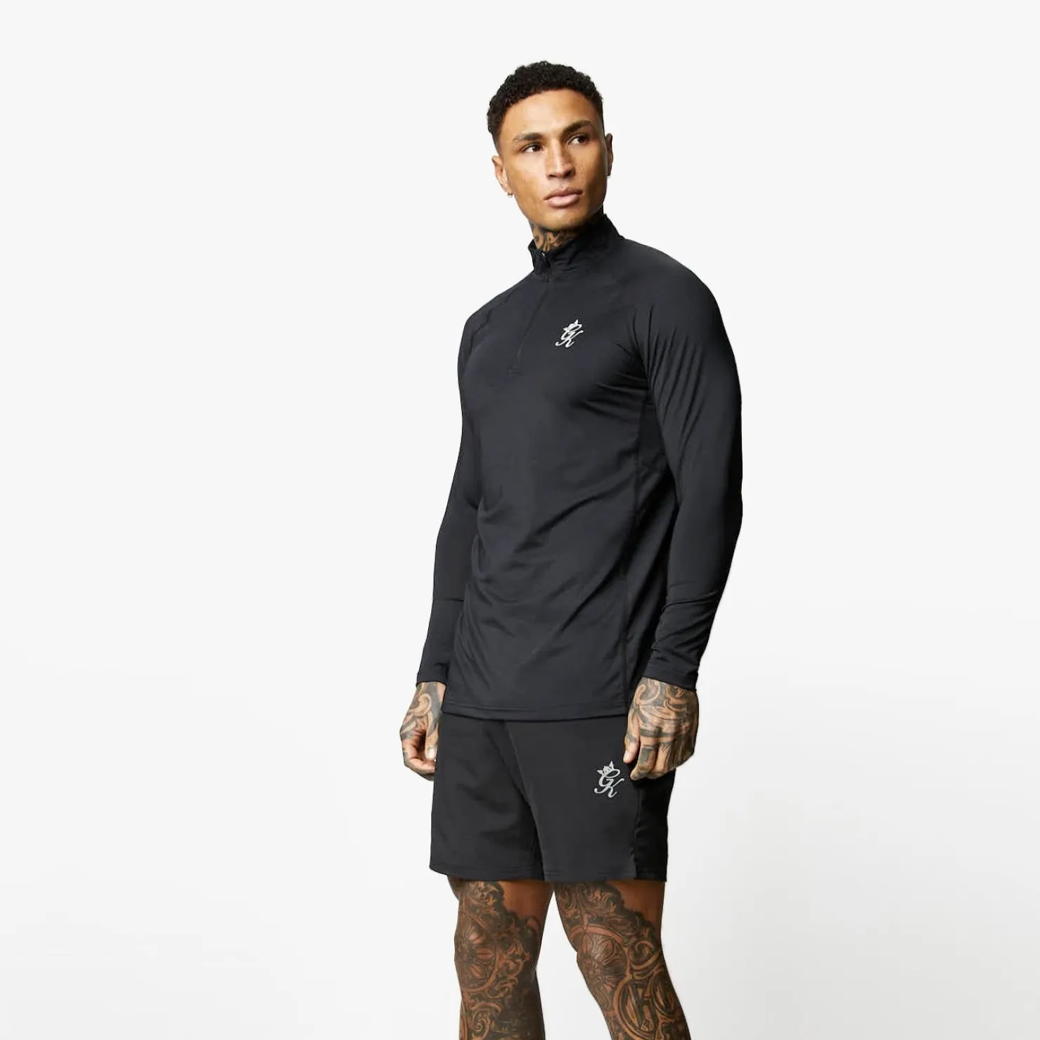 Gymwear<Gym King Energy 1/4 Zip Funnel Black