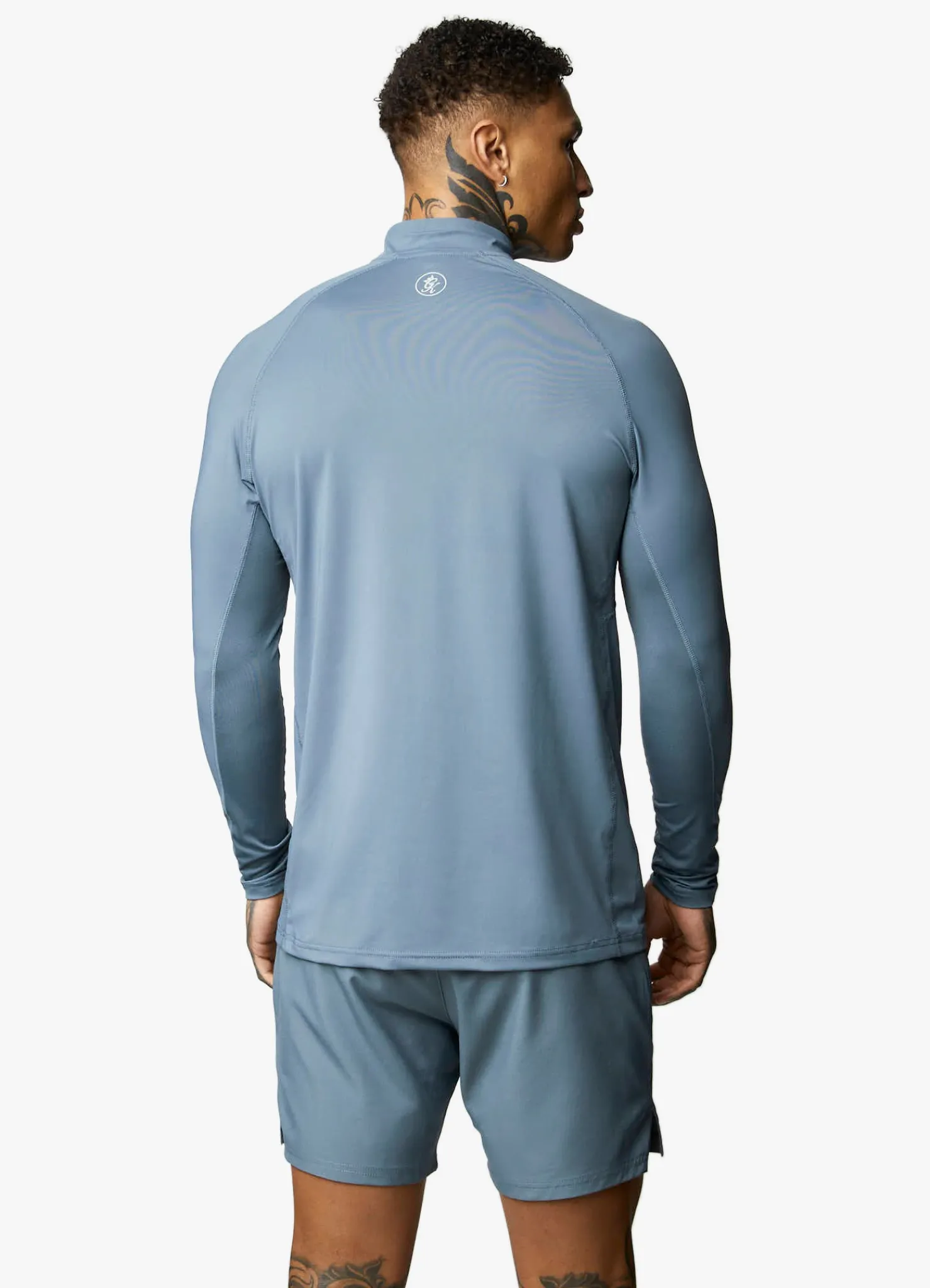 Gymwear<Gym King Energy 1/4 Zip Funnel Petrol Blue