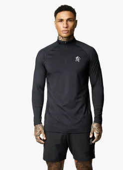 Gymwear<Gym King Energy 1/4 Zip Funnel Black
