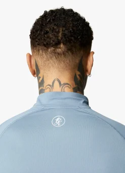 Gymwear<Gym King Energy 1/4 Zip Funnel Petrol Blue