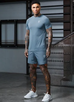 Shorts<Gym King Energy Short Petrol Blue