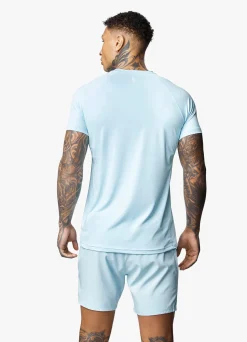 T-Shirts<Gym King Energy Tee Aqua Sky