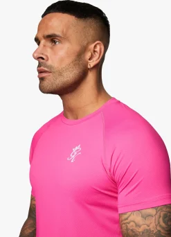 Gymwear<Gym King Energy Tee Magenta Pink