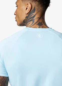 T-Shirts<Gym King Energy Tee Aqua Sky