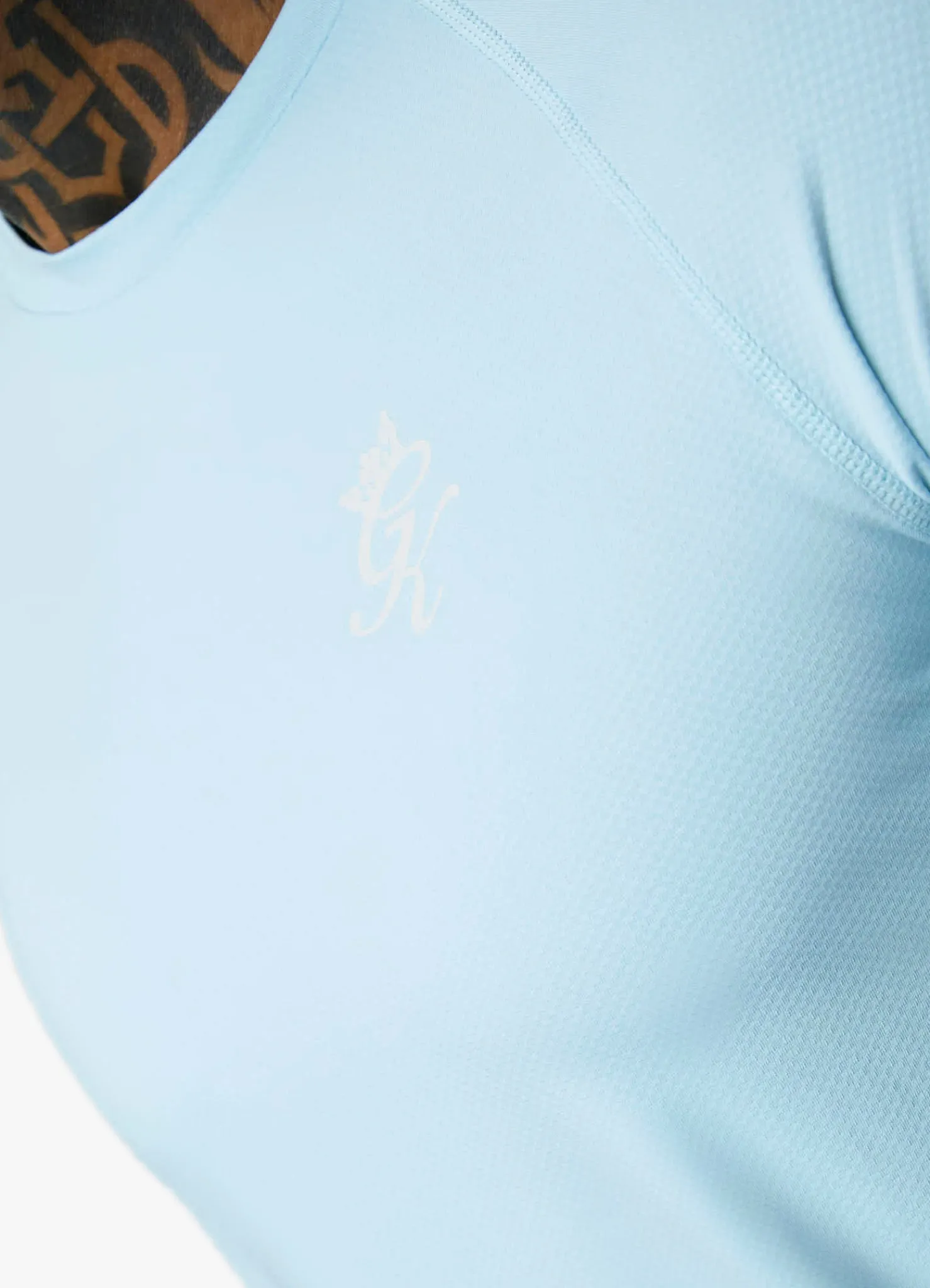 T-Shirts<Gym King Energy Tee Aqua Sky