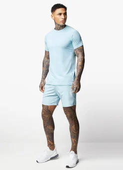 T-Shirts<Gym King Energy Tee Aqua Sky