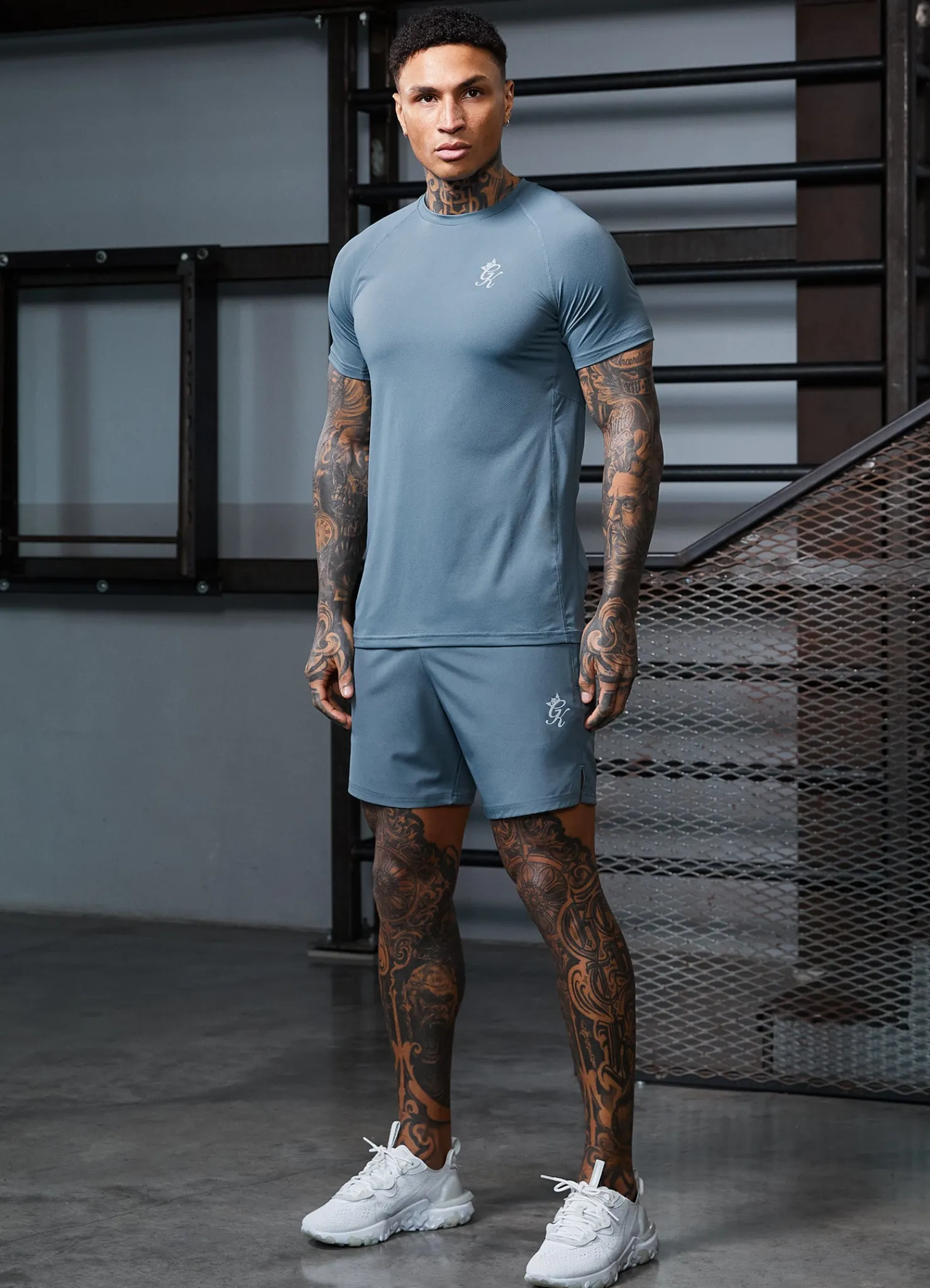 Gymwear<Gym King Energy Tee Petrol Blue