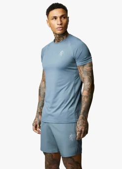 Gymwear<Gym King Energy Tee Petrol Blue