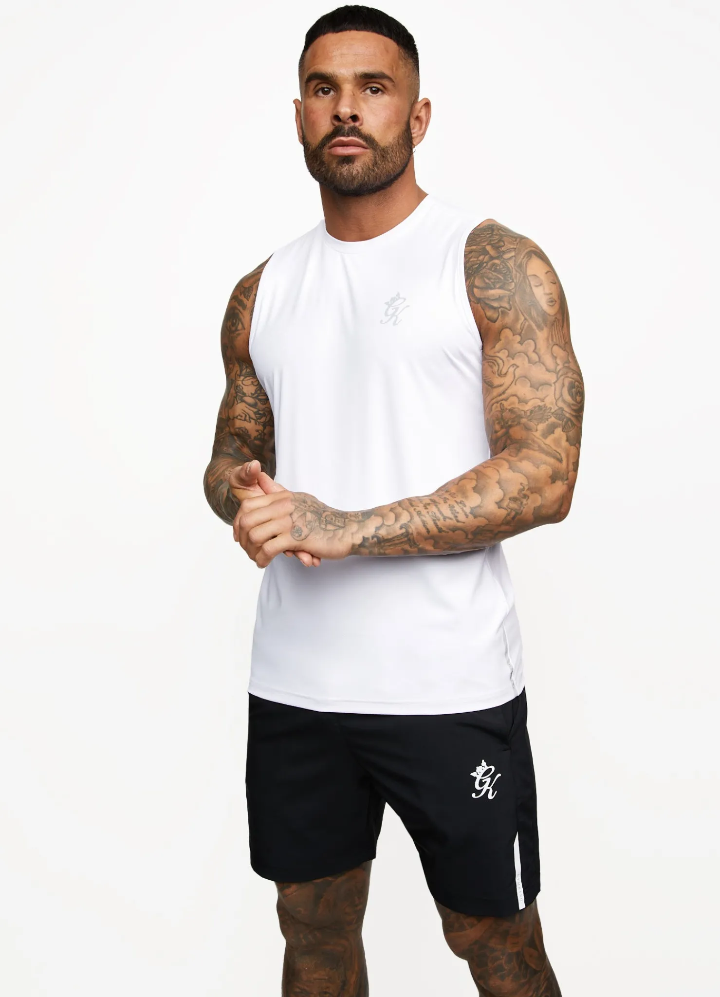Vests<Gym King Energy Vest White