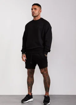 Sweatshirts & Hoodies<Gym King Est. Legacy Crew Black