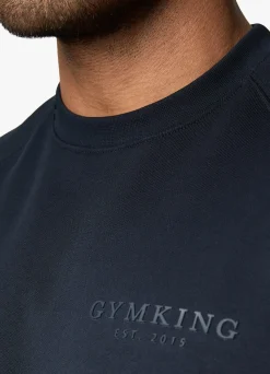 Sweatshirts & Hoodies<Gym King Est. Legacy Crew Navy