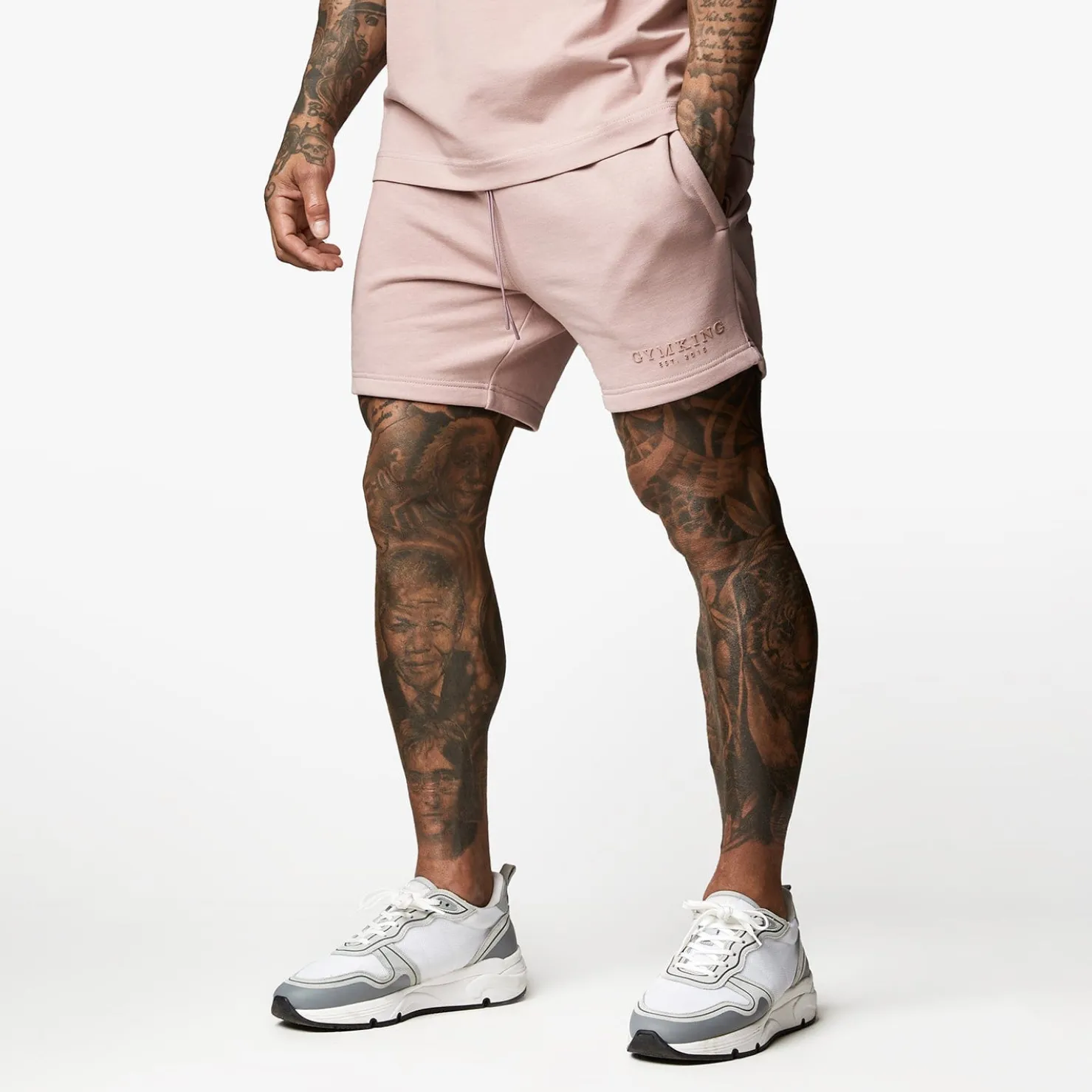 Twin Sets<Gym King Est. Legacy Short Dusky Pink