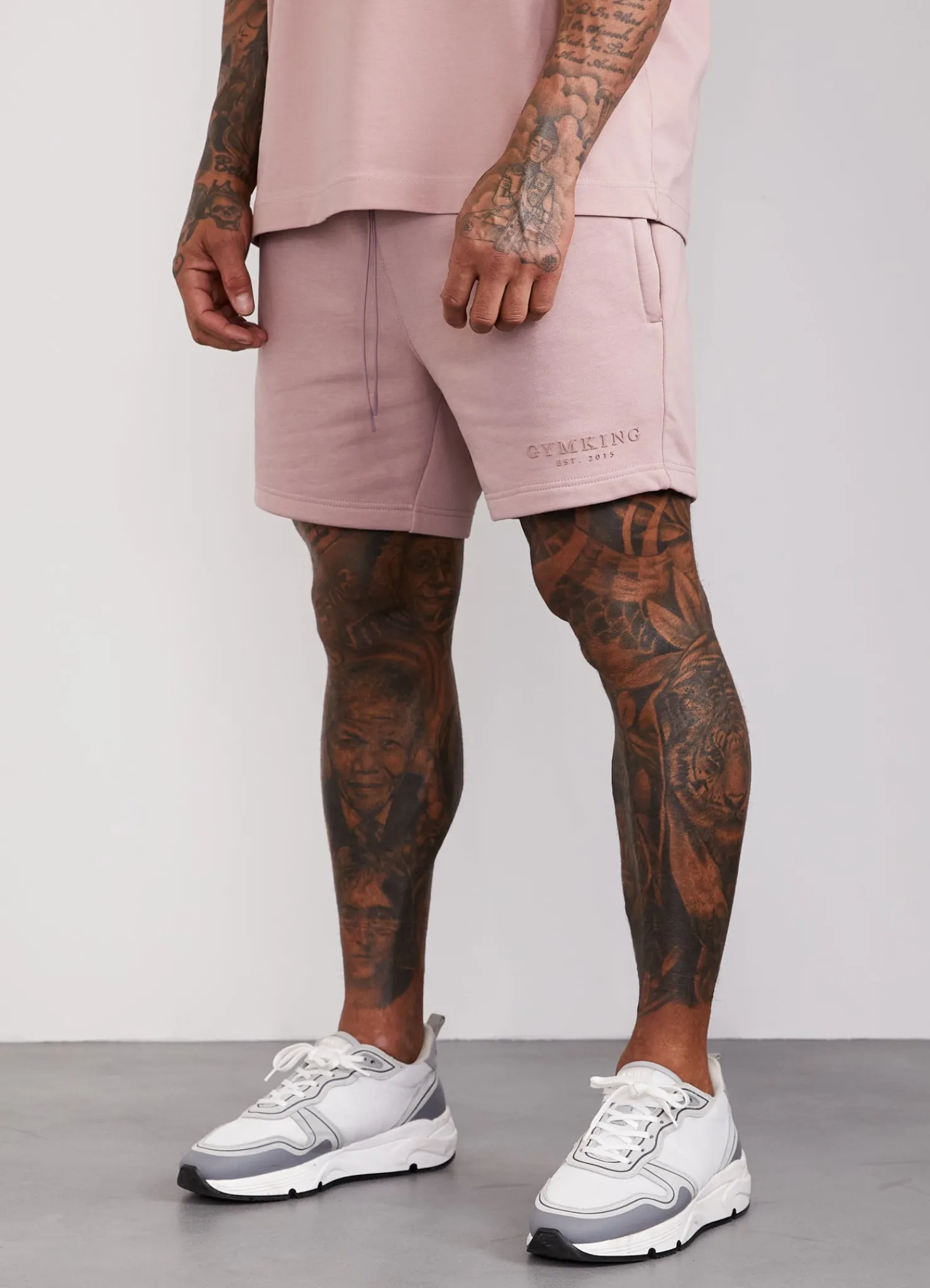 Shorts<Gym King Est. Legacy Short Dusky Pink