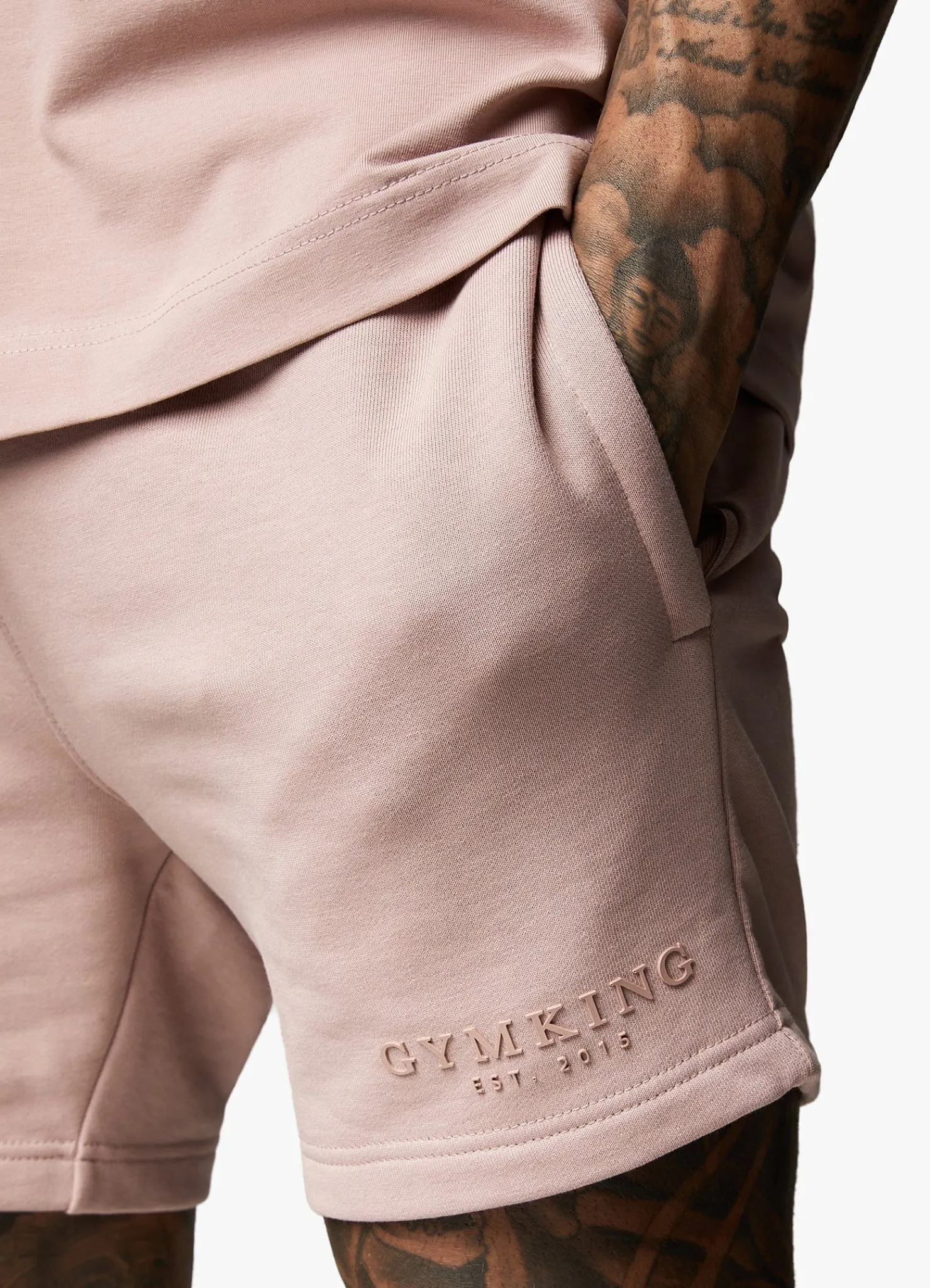 Twin Sets<Gym King Est. Legacy Short Dusky Pink