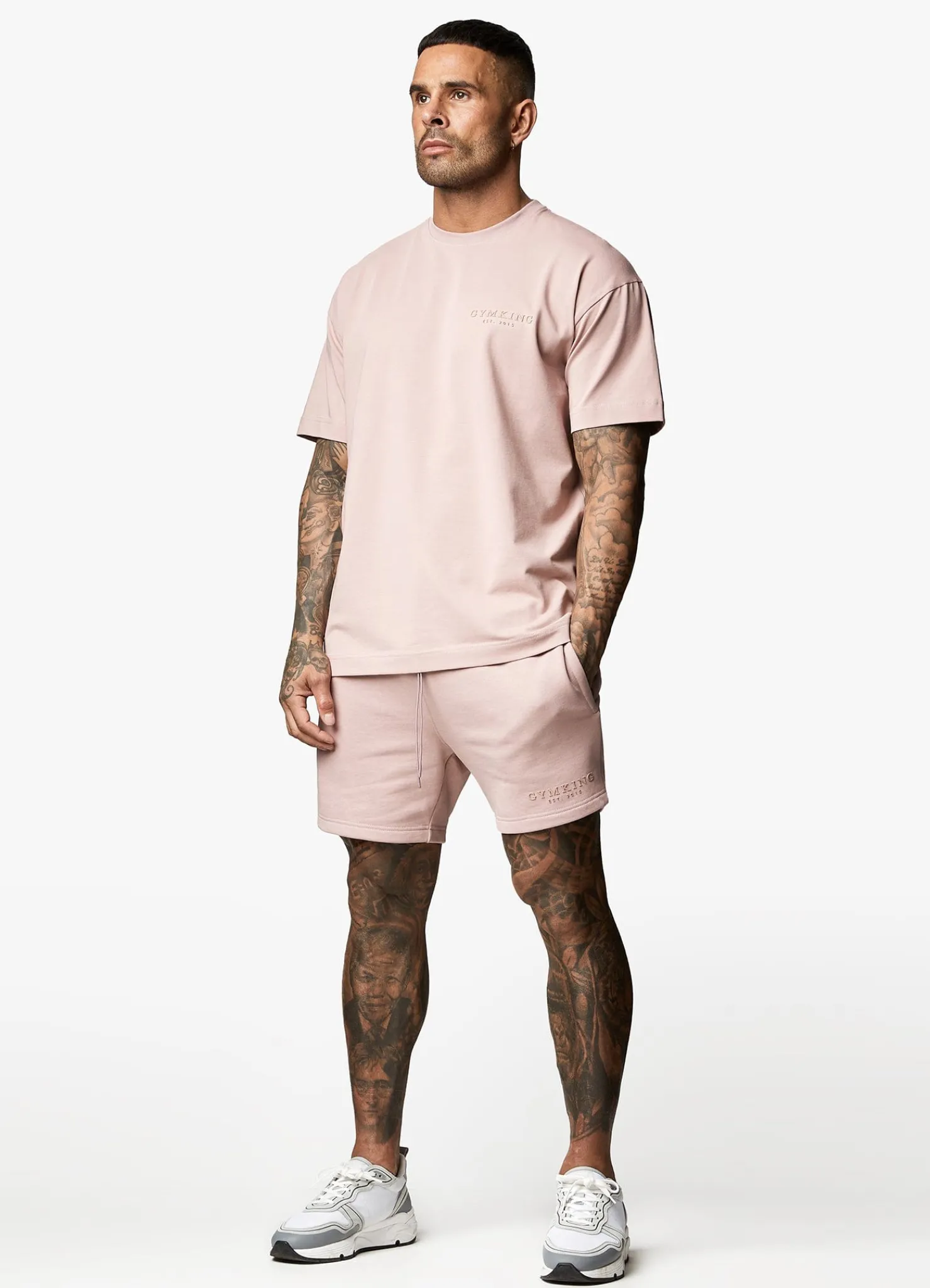 Shorts<Gym King Est. Legacy Short Dusky Pink