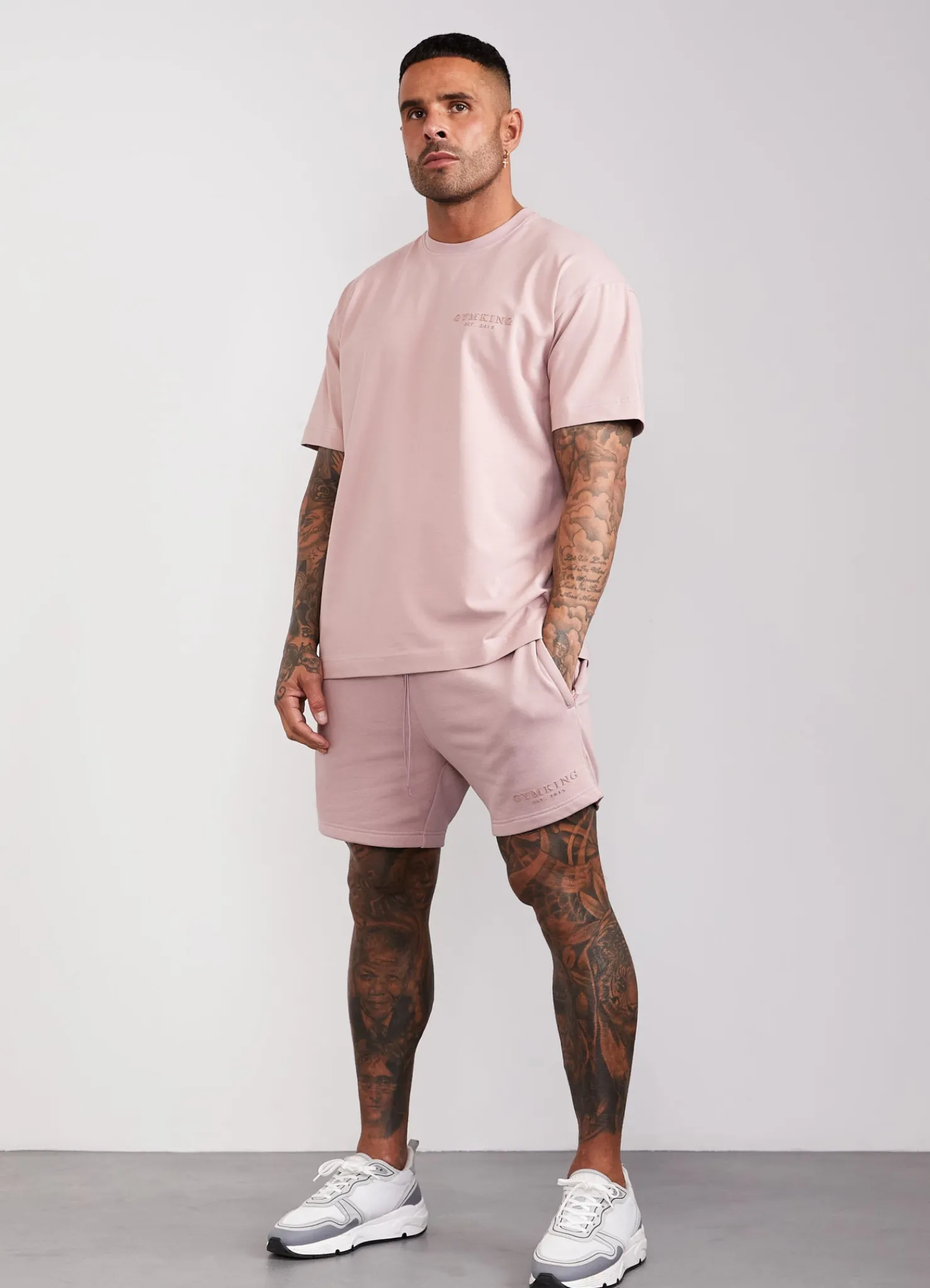 Shorts<Gym King Est. Legacy Short Dusky Pink