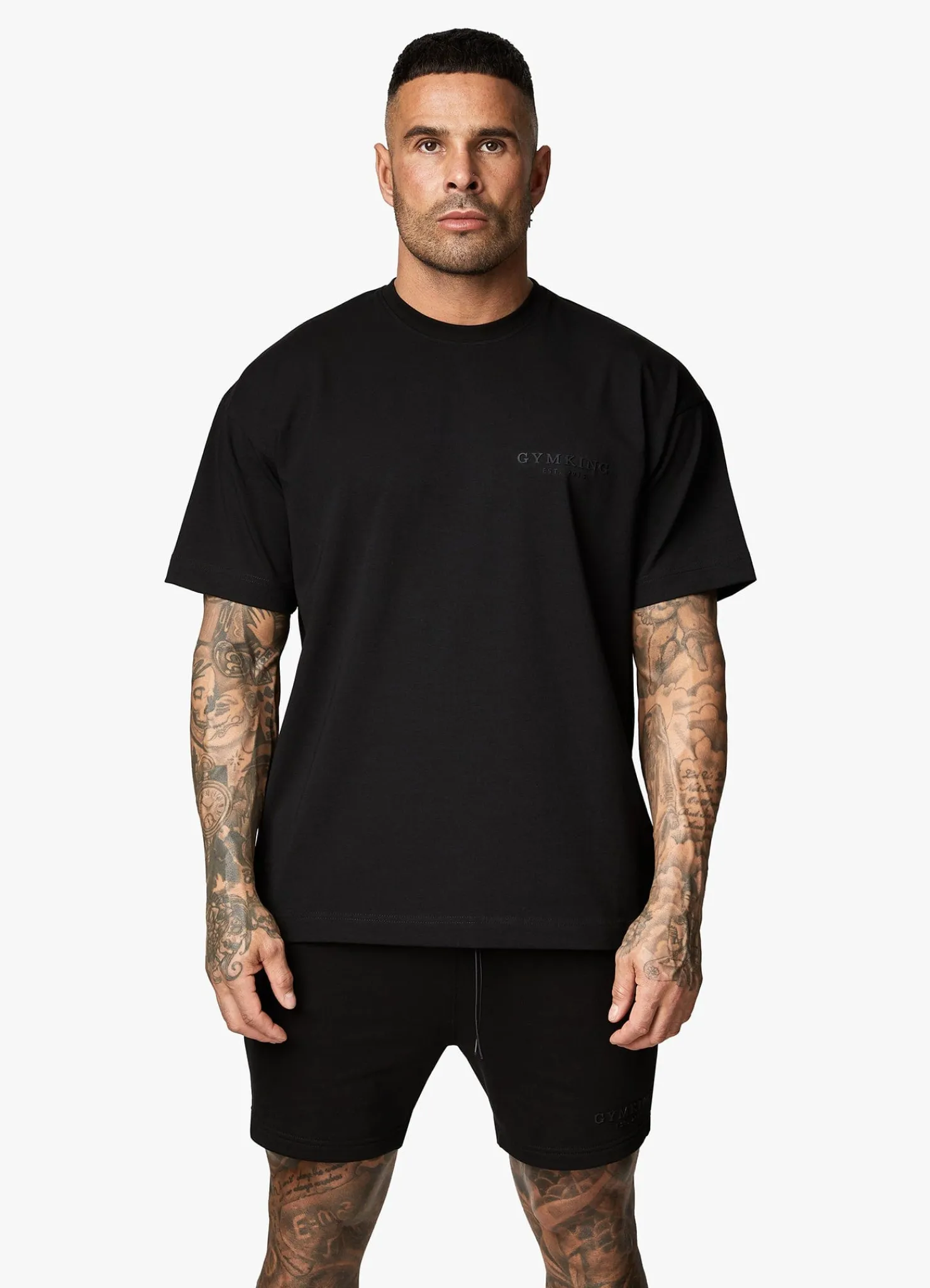Twin Sets<Gym King Est. Legacy Tee Black