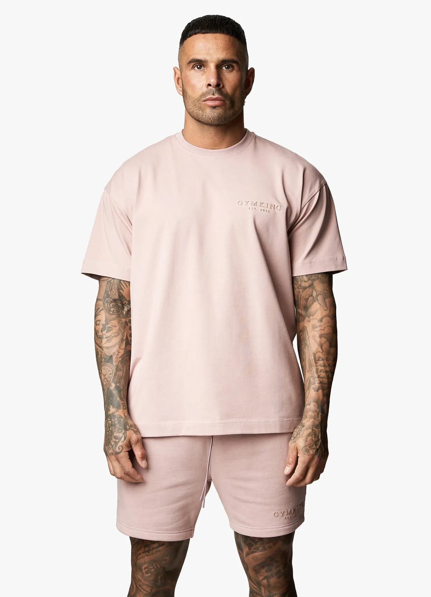 Twin Sets<Gym King Est. Legacy Tee Dusky Pink