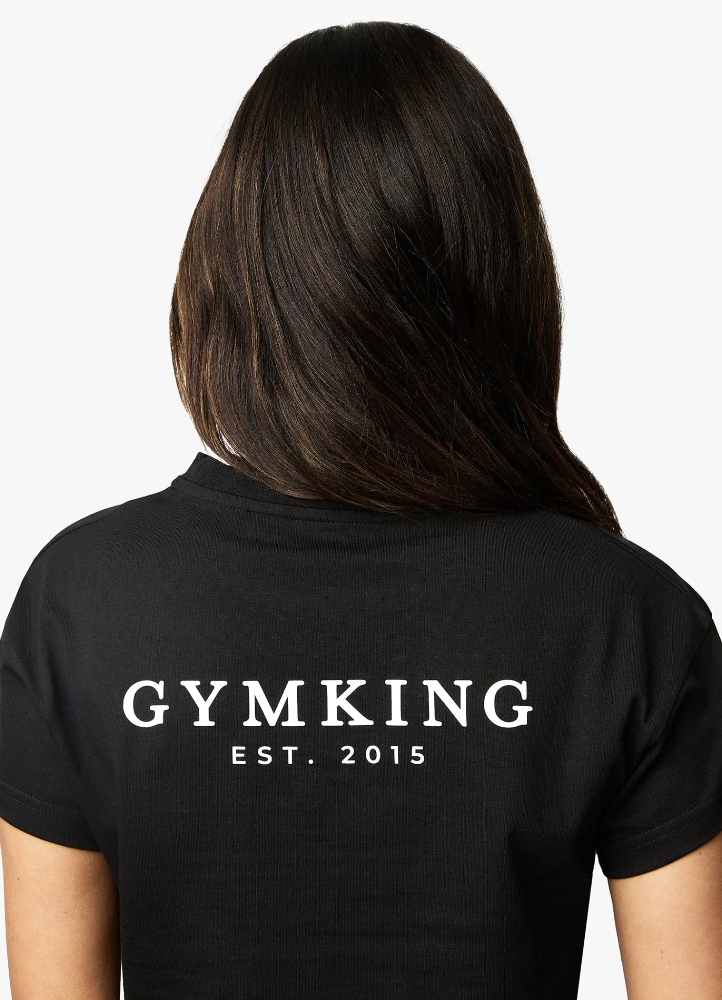 Co-Ords<Gym King Established Cap Sleeve Tee Black/White