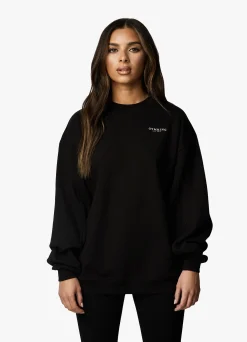 Sweatshirts<Gym King Established Crew Black/White