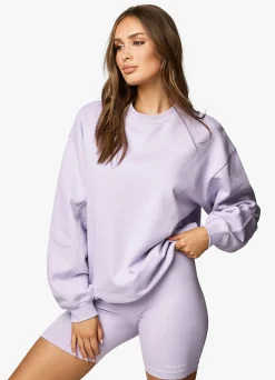 Sweatshirts<Gym King Established Crew Lilac