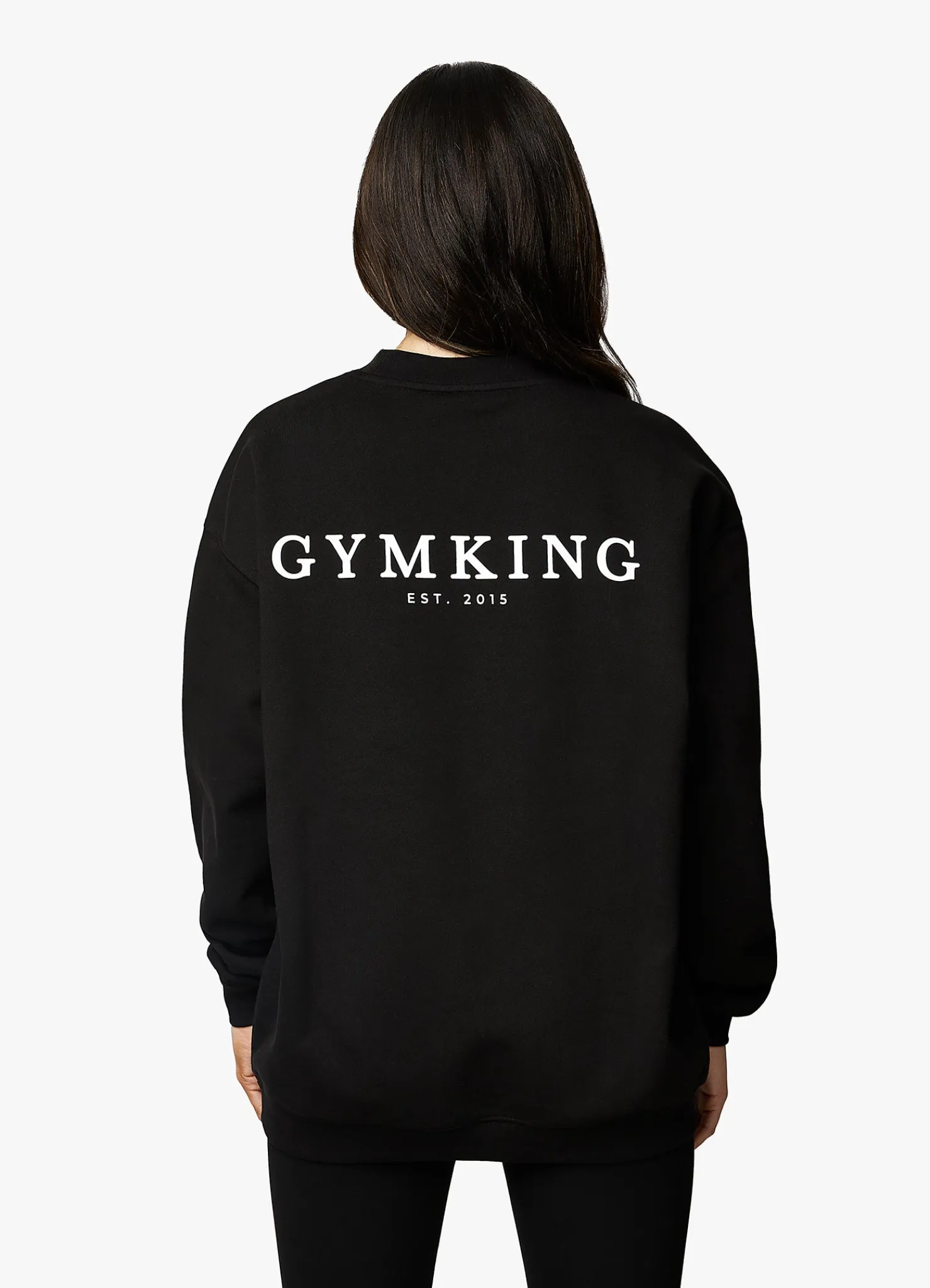 Sweatshirts<Gym King Established Crew Black/White