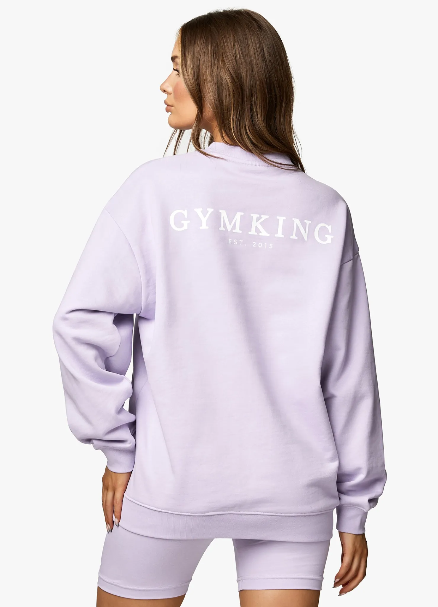 Sweatshirts<Gym King Established Crew Lilac