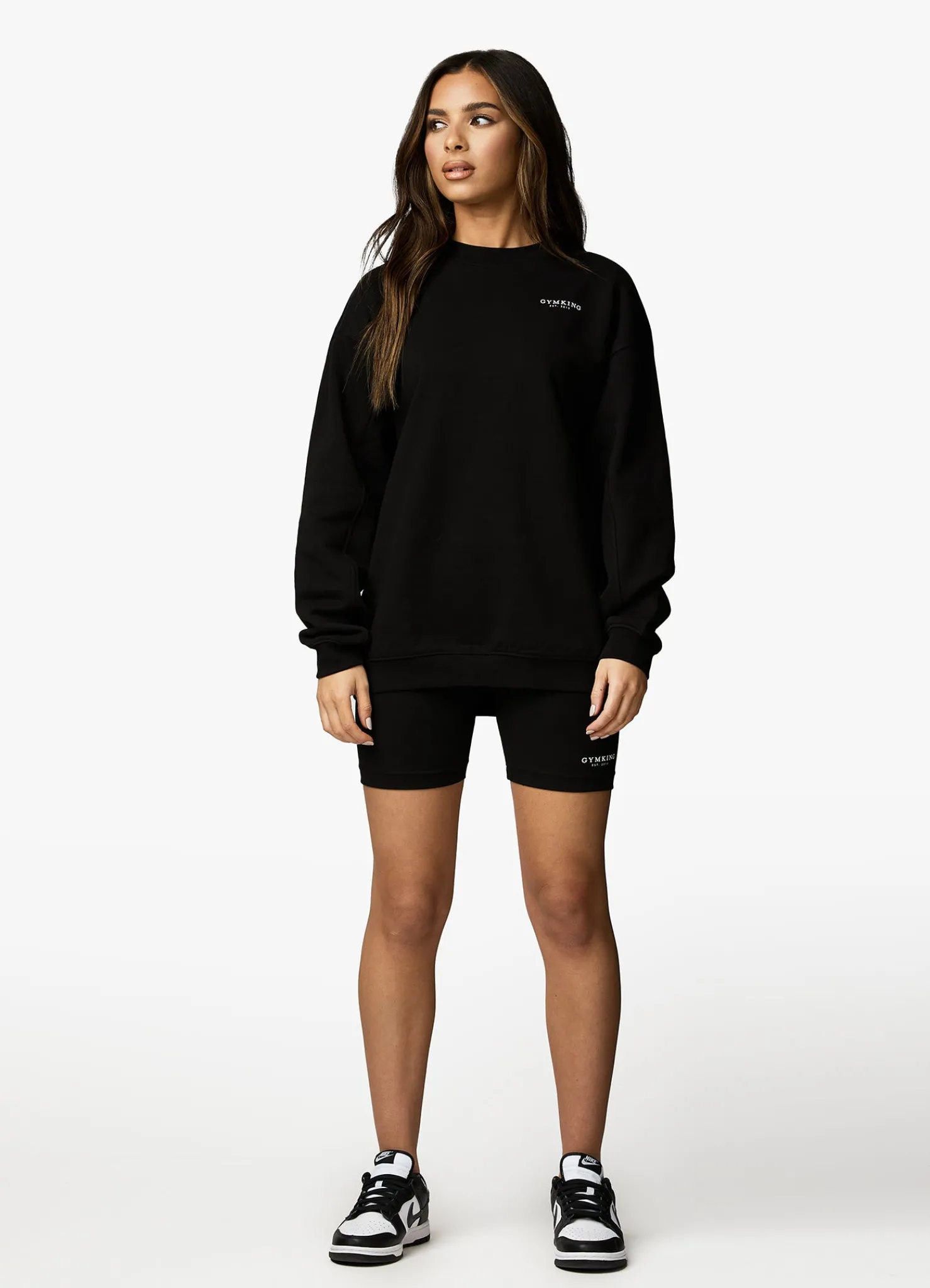 Co-Ords<Gym King Established Crew Black/White
