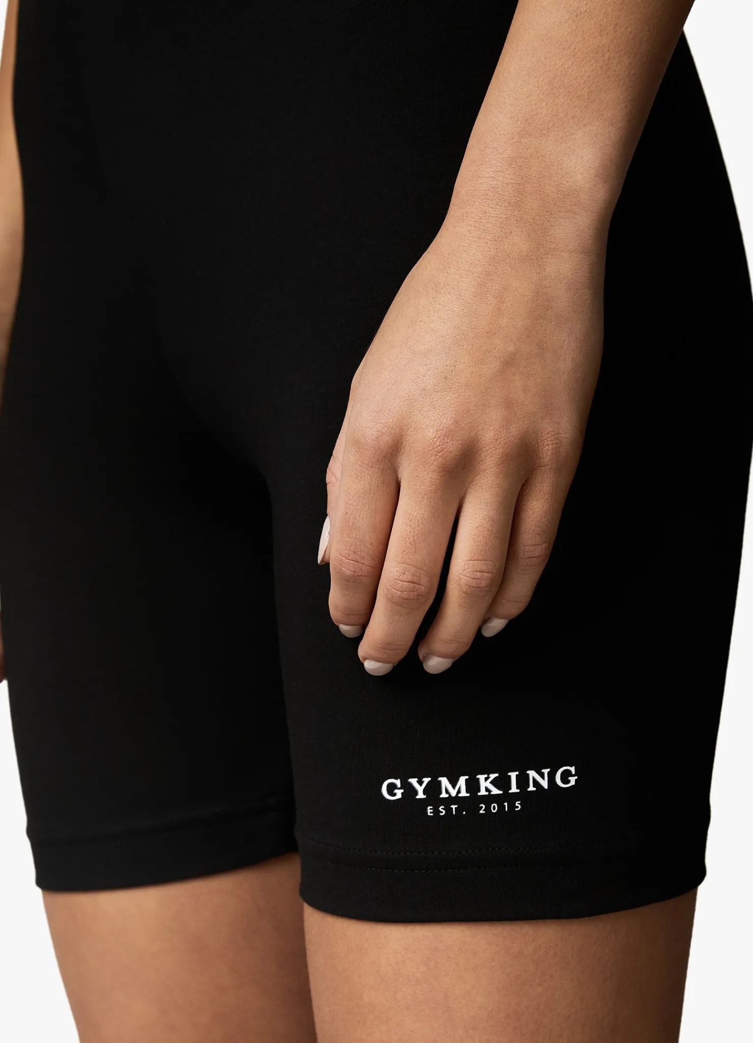 Co-Ords<Gym King Established Cycle Short Black/White