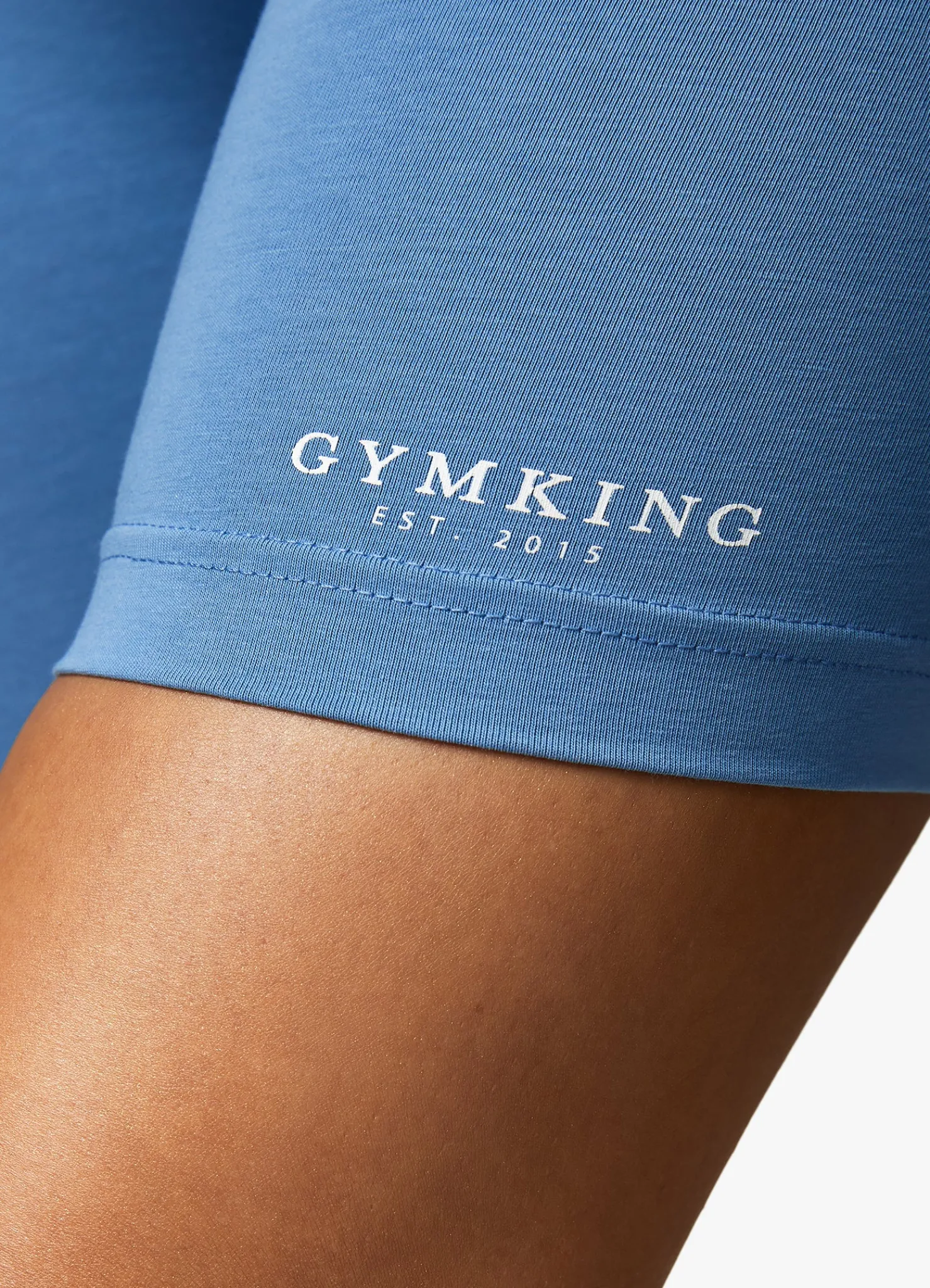 Shorts<Gym King Established Cycle Short Coastal Blue