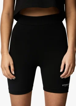 Co-Ords<Gym King Established Cycle Short Black/White