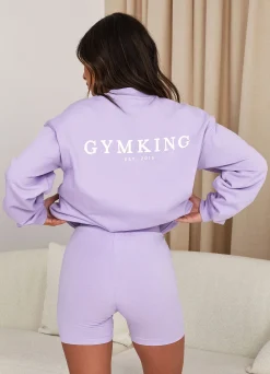 Shorts<Gym King Established Cycle Short Lilac