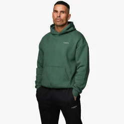 Sweatshirts & Hoodies<Gym King Established Hood Racing Green