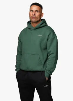 Sweatshirts & Hoodies<Gym King Established Hood Racing Green