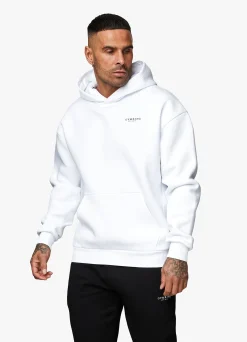 Sweatshirts & Hoodies<Gym King Established Hood White