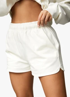 Shorts<Gym King Established Jersey Short Cream