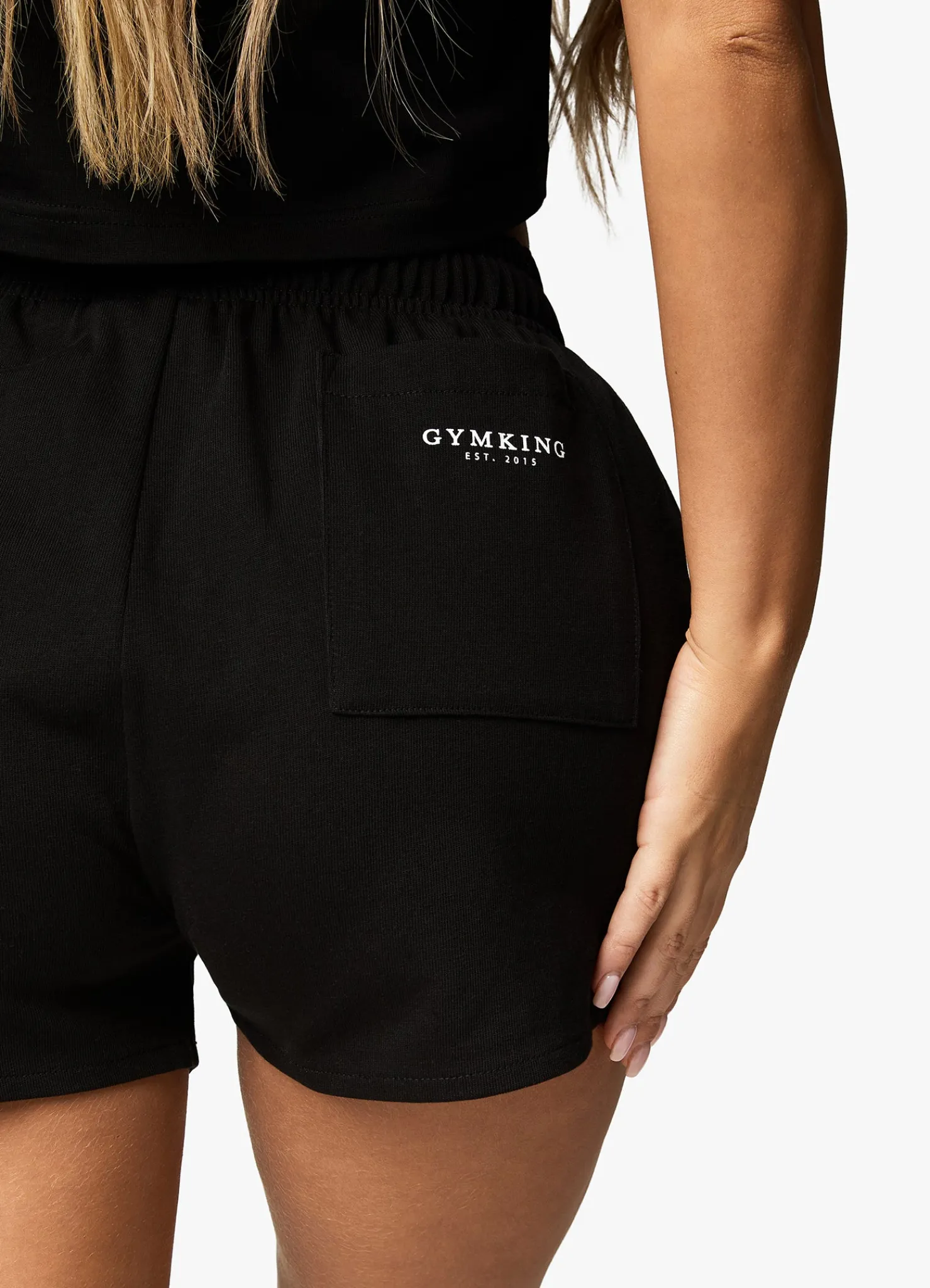 Co-Ords<Gym King Established Jersey Short Black/White