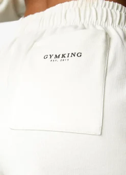 Shorts<Gym King Established Jersey Short Cream