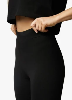 Leggings<Gym King Established Jersey Legging Black/White