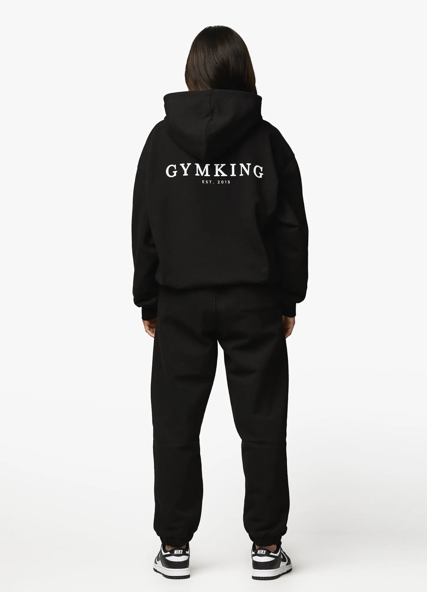Tracksuits<Gym King Established Relaxed Tracksuit Black/White