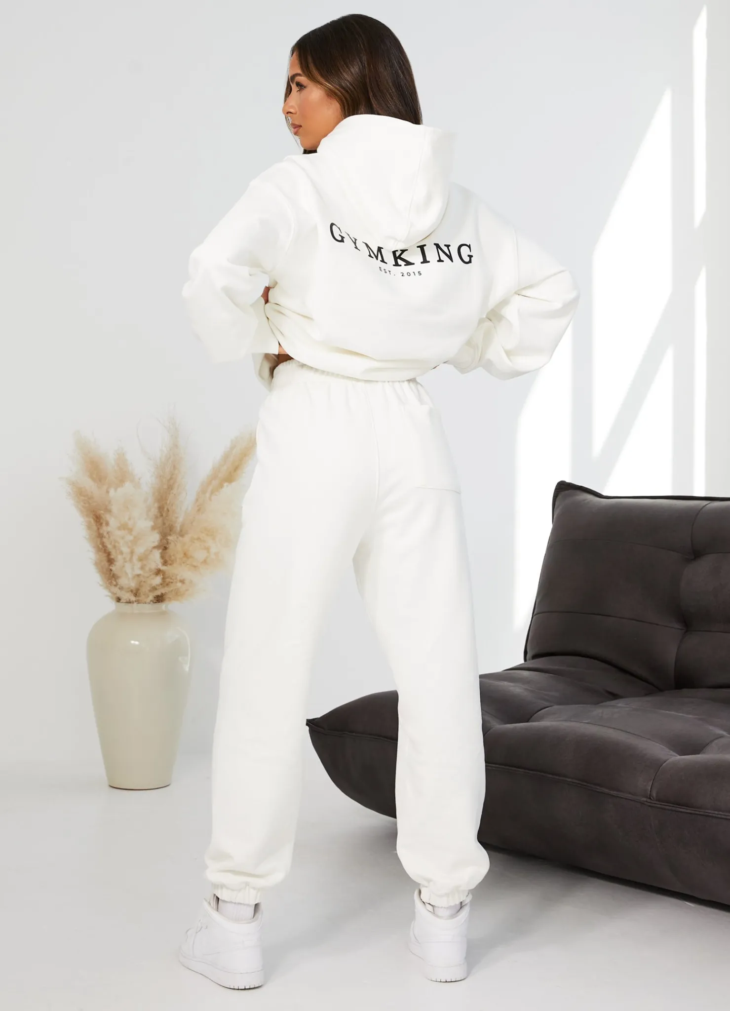Joggers<Gym King Established Relaxed Fit Jogger Cream