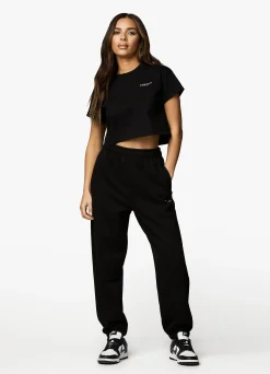Joggers<Gym King Established Relaxed Jogger Black/White