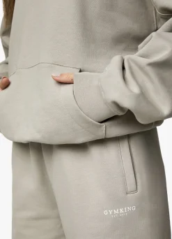 Hoodies<Gym King Established Relaxed Fit Hood Dusky Sage
