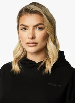 Hoodies<Gym King Established Relaxed Fit Hood Black